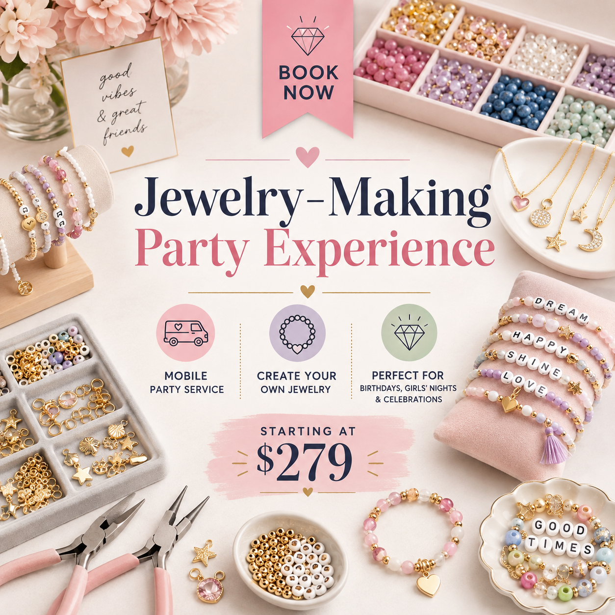 Mobile Jewelry-Making Party