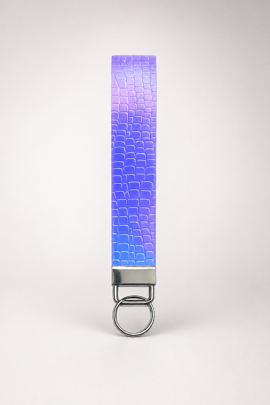 Iridescent Wristlet Key Fob