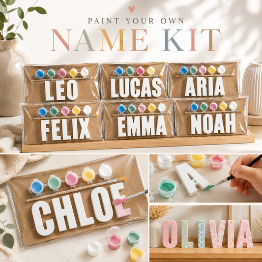 Paint Your Own Name Kit