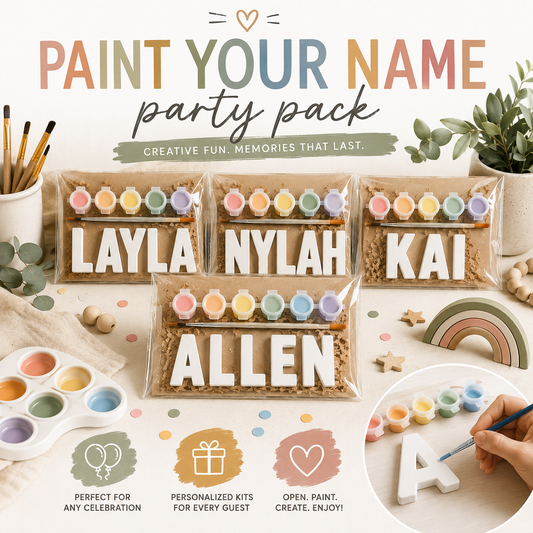 Paint Your Name Party Pack